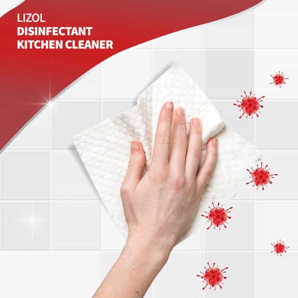 Lizol Power Kitchen Cleaner Bottle Of 450 Ml