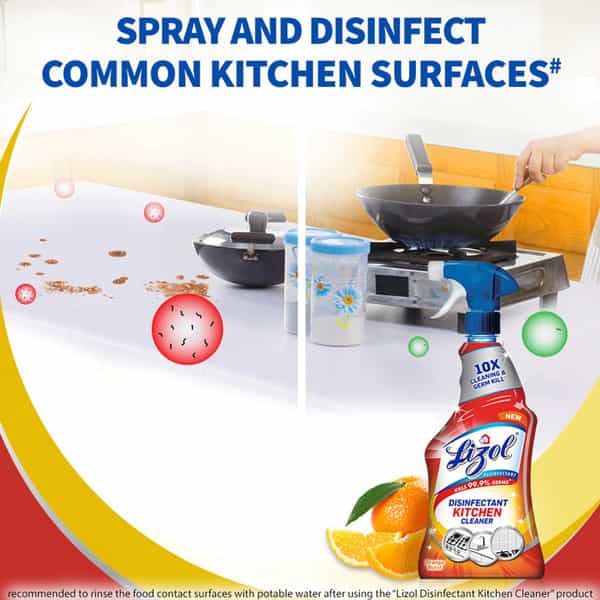 Lizol Power Kitchen Cleaner Bottle Of 450 Ml