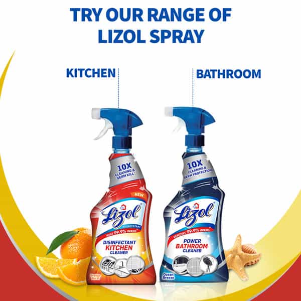 Lizol Power Kitchen Cleaner Bottle Of 450 Ml