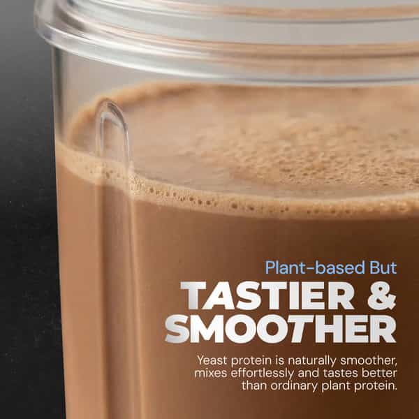 Nutrabay Yeast Protein Powder Rich Chocolate Creme 25G Protein & 6.7G Bcaa Per Scoop Sachet 40 Gm