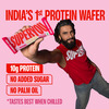 Superyou Strawberry Protein Wafer Bars (Pack Of 10)|10 Gram Protein | 3 Gram Fiber| No Added Sugar