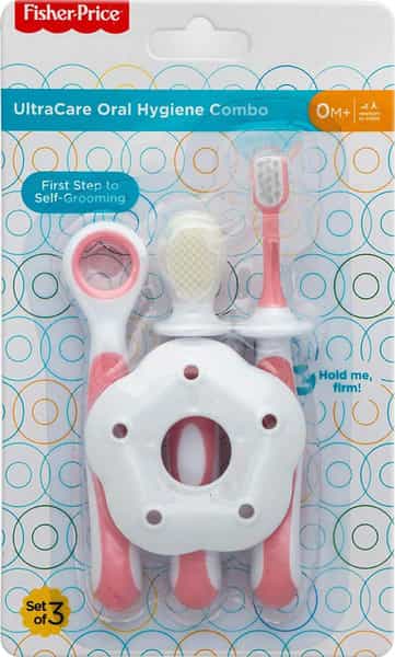 Fisher Price Ultracare Oral Hygiene Combo For Babies Pink
