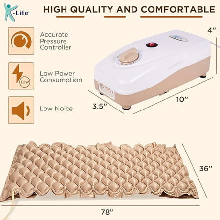 K-Life Air Bed Medical Mattress For Bed Sores Patients Back / Lumbar Support 1 Nos