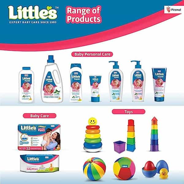 Little's Easy Dry Bed Protector (Small - 50Cm X 70 Cm) I Quick Absorption I Machine Washable | Blue