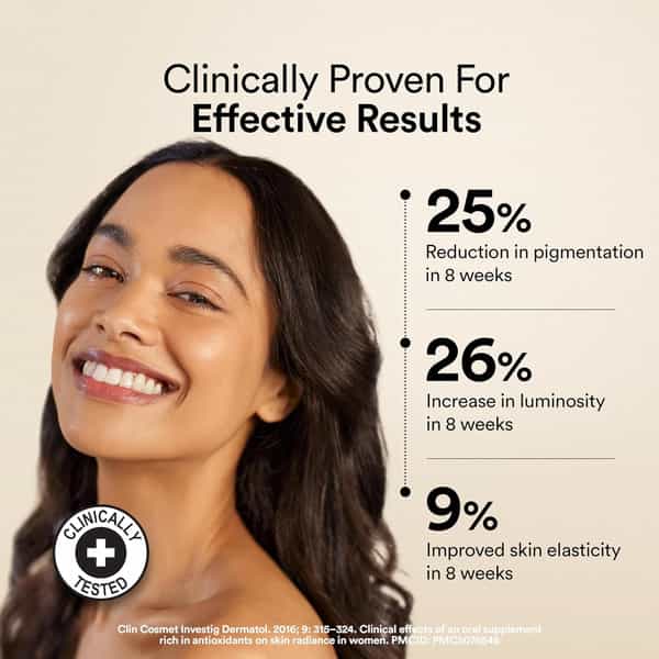 Wellbeing Nutrition Glow Collagen With Glutathione | For Women & Men | 250G - Tropical Bliss Flavor