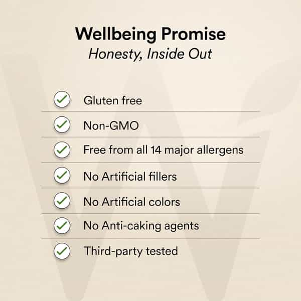 Wellbeing Nutrition Glow Collagen With Glutathione | For Women & Men | 250G - Tropical Bliss Flavor