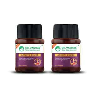 Dr. Vaidya's Acidity Relief -30 Capsules - Pack Of 2