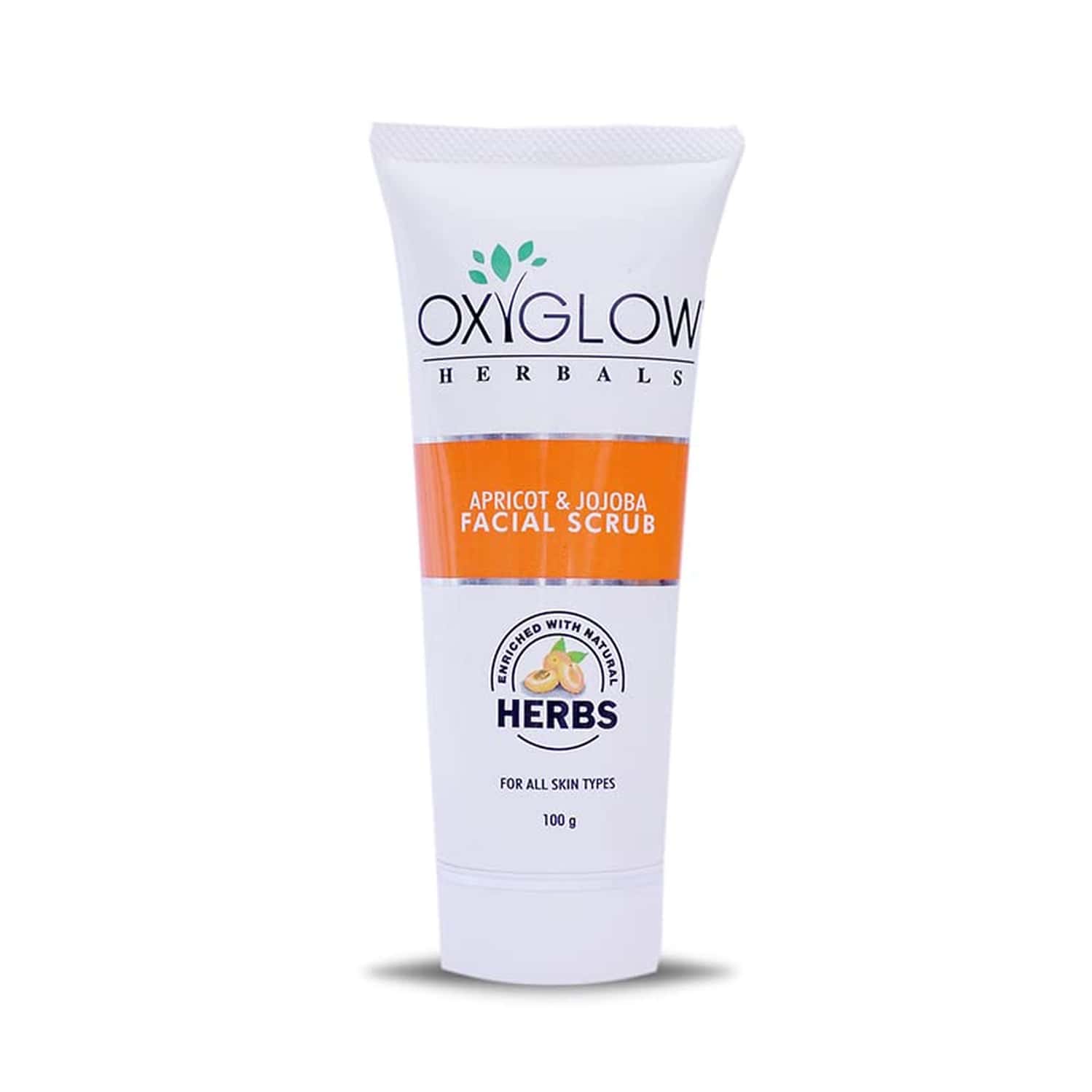 Oxyglow Herbals Apricote & Jojoba Scrub 100 Gram