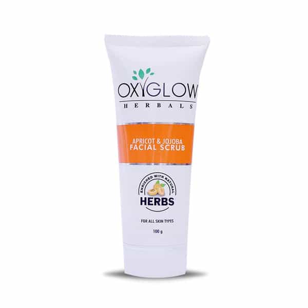 Oxyglow Herbals Apricote & Jojoba Scrub 100 Gram