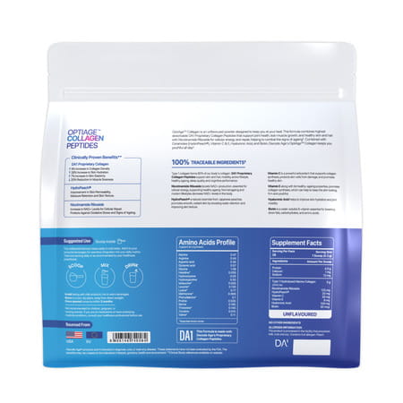 Decode Age Optiage Collagen Supplement | Supports Hair | Skin | Bone Heath | 150 Gm | 14 Servings