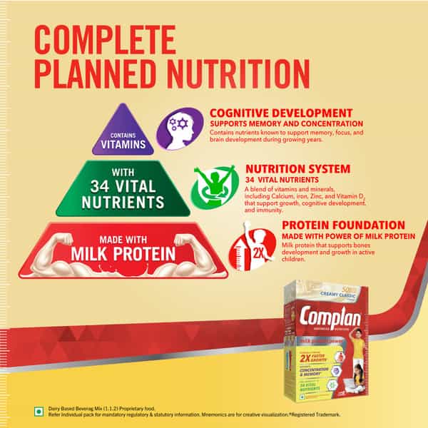 Complan Nutritional Drink | Creamy Classic | Box 500 Gm