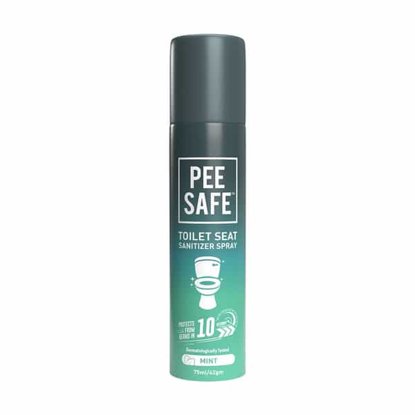 Peesafe Toilet Seat Sanitizer Spray (75 Ml) - Mint