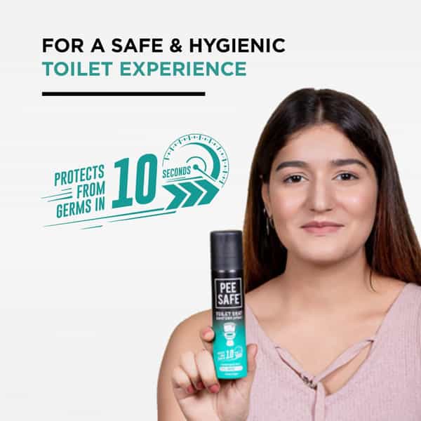 Peesafe Toilet Seat Sanitizer Spray (75 Ml) - Mint