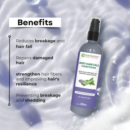 Pure Nutrition Anti-Hair Fall Conditioner For All Hair Types 200 Ml