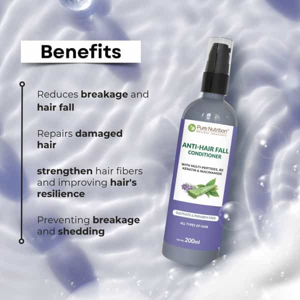 Pure Nutrition Anti-Hair Fall Conditioner For All Hair Types 200 Ml