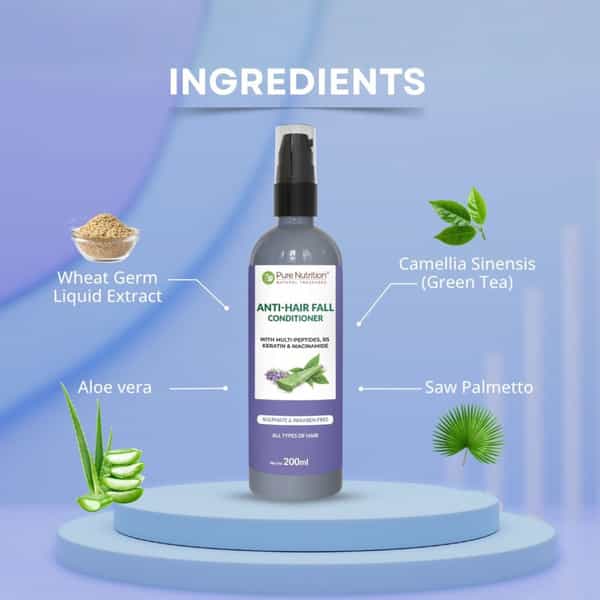 Pure Nutrition Anti-Hair Fall Conditioner For All Hair Types 200 Ml