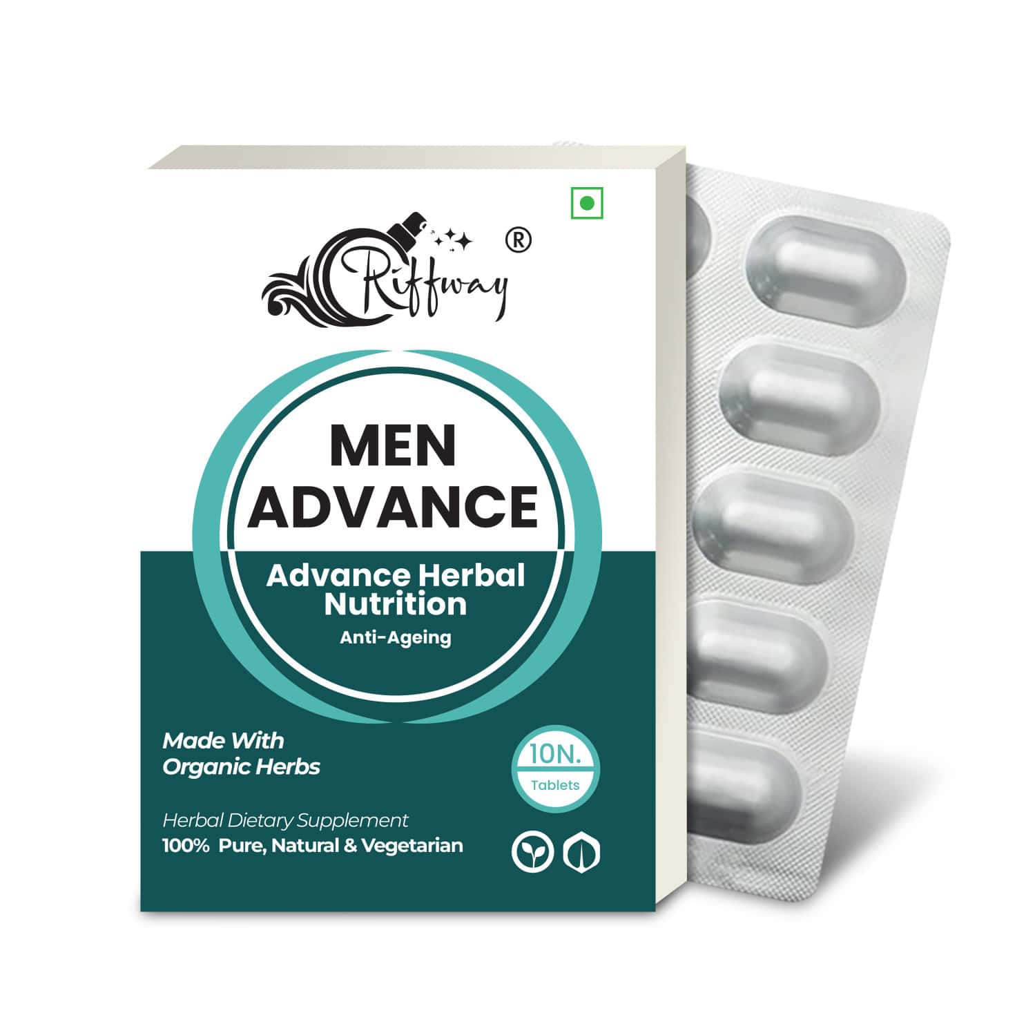 Men Advance Health Ayurvedic Power Capsule For Men / Maintains Energy 100% Ayurvedic (10 Capsules)