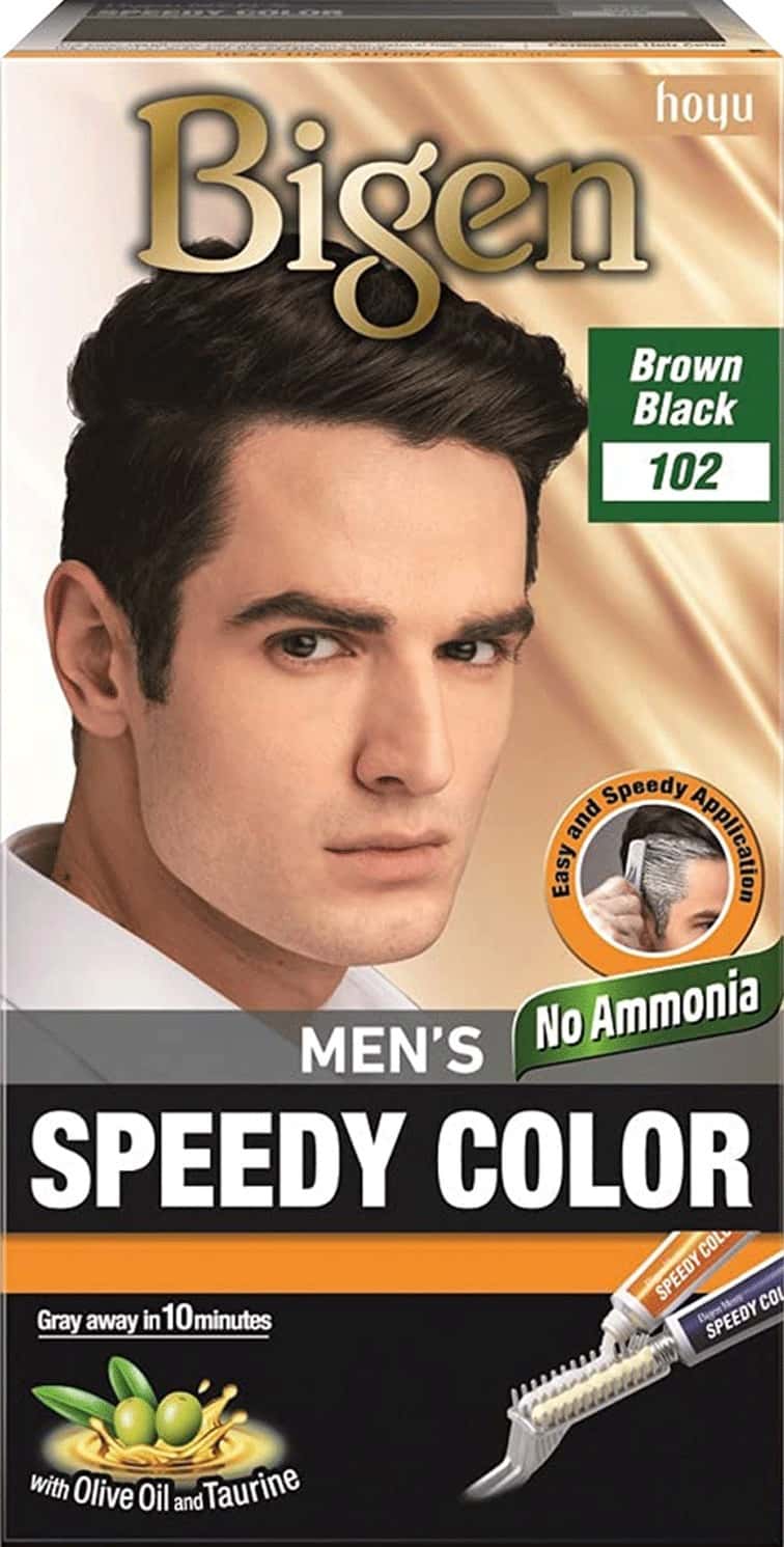 Bigen Men's Speedy Color Brown Black 102 80g