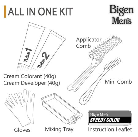 Bigen Men'S Speedy Color Brown Black 102 80g