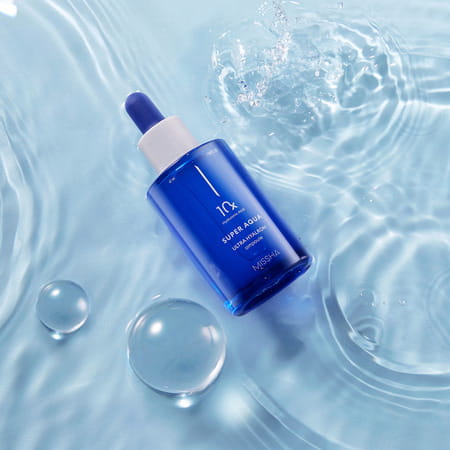Missha Super Aqua Ultra Hyalron Ampoule - Hyaluronic Acid Formula - Intense Hydration - 47ml