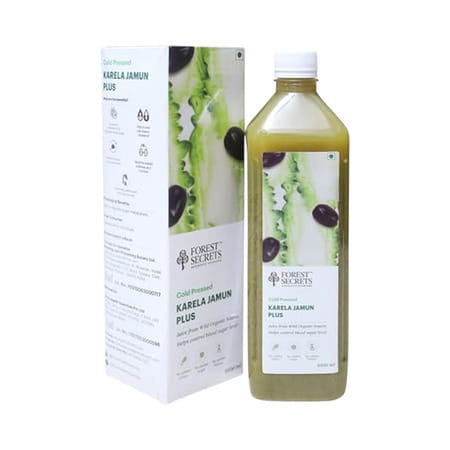 Forest Secrets Cold Pressed Karela Jamun Plus Juice 1000 Ml