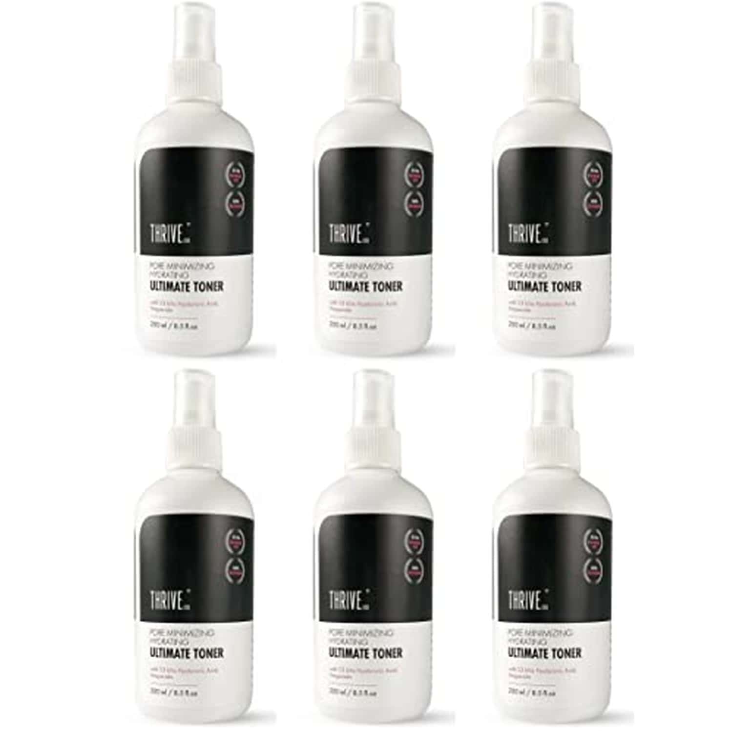 Thriveco Pore-Minimizing Ultimate Toner For Glowing Skin & Pore Tightening | Unisex 250ml | 6 Packs
