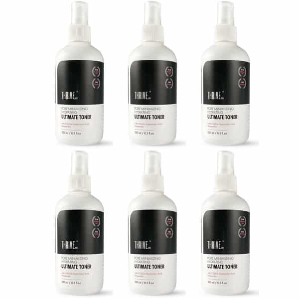 Thriveco Pore-Minimizing Ultimate Toner For Glowing Skin & Pore Tightening | Unisex 250Ml | 6 Packs