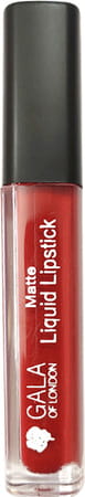 Gala Of London Matte Liquid Lipstick (Waterproof | Mask Proof | 12h Lasting) - 01 Hot Red (2 Ml)