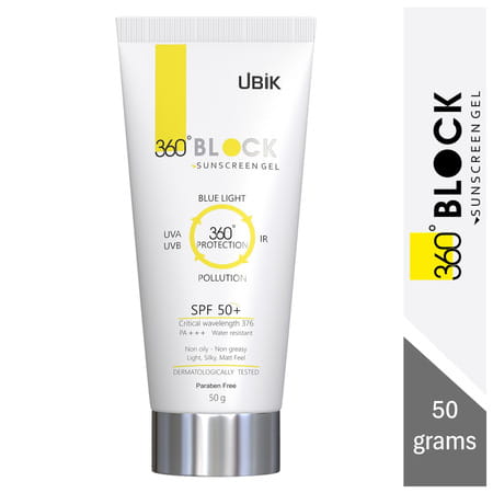360 Block Spf 50 Plus Sunscreen - 50 Gm