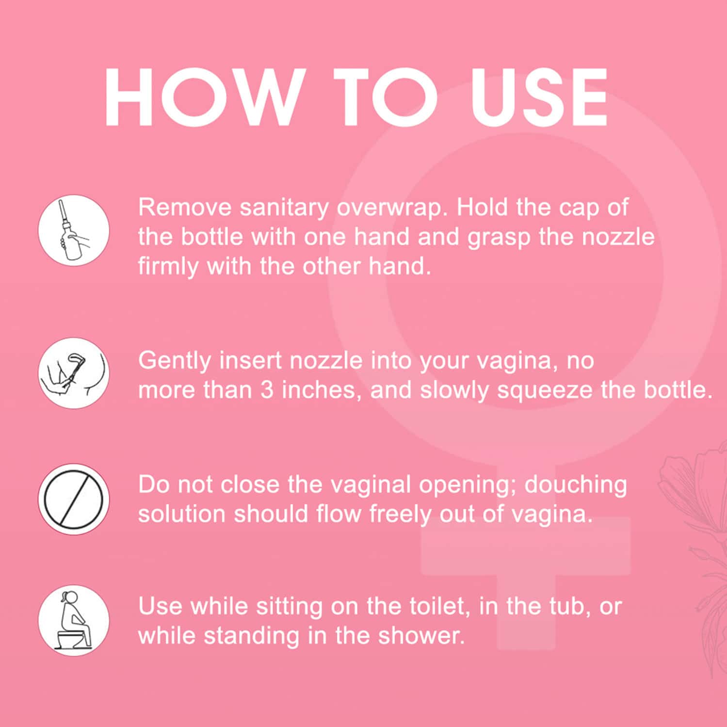 Buy SHENEED FEMININE VAGINAL DOUCHEODOR CONTROL 133 ML Online & Get