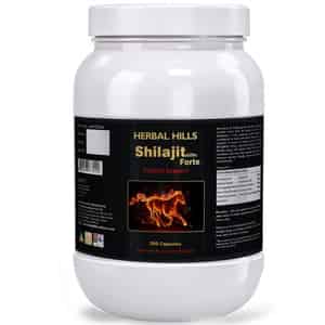 Herbal Hills Shilajit Forte Strength And Overall Wellbeing 500 Capsules