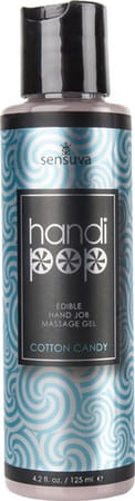 Sensuva Handipop Edible Hand Job Massage Gel - Cotton Candy Flavour - 125 Ml