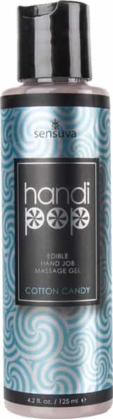Sensuva Handipop Edible Hand Job Massage Gel - Cotton Candy Flavour - 125 Ml
