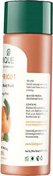 Biotique Bio Apricot Refreshing Body Wash 100% Soap Free 190 Ml