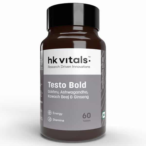 Hk Vitals Testo Bold (60 Tablets) | Testosterone Booster For Men| For Energy