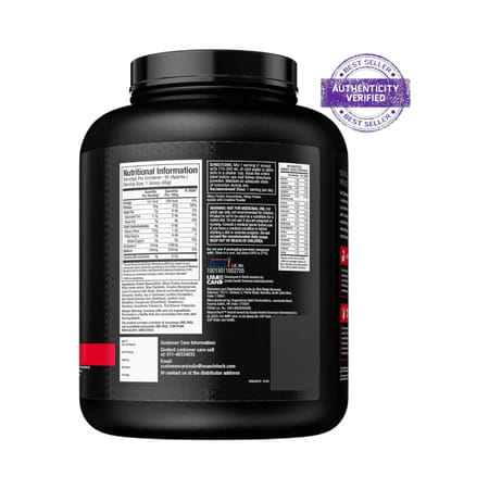 Muscletech Cookies & Cream Mass Gainer Whey Protein Powder + Creatine - 3000 Gm