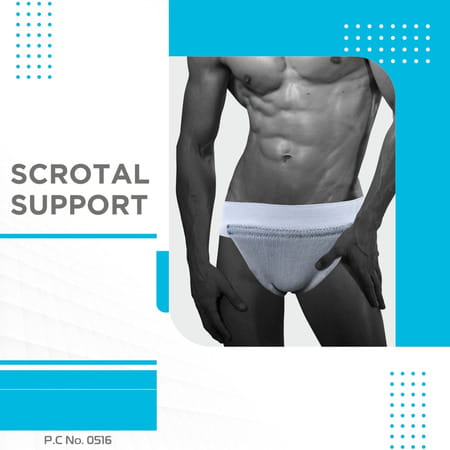 Vissco Scrotal Support | Helps To Relieve Pain | Discomfort | Strain Of Sagging Testicles - Medium