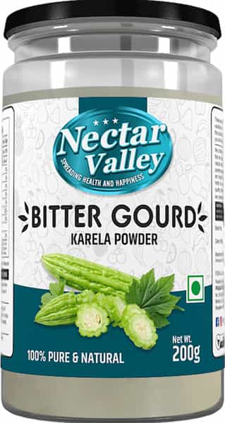Nectar Valley Karela Powder / Bitter Gourd Powder | Free From Toxic & Harmful Chemicals | 200G