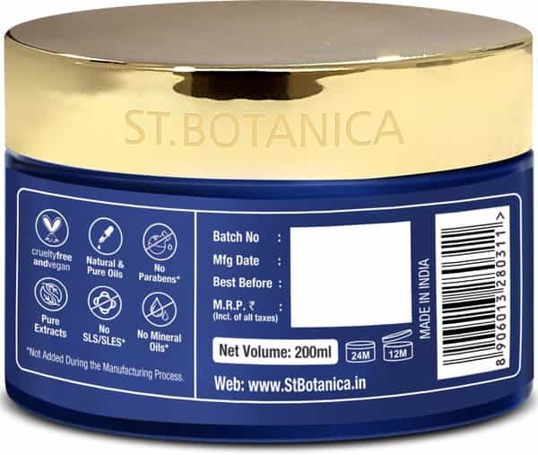 Stbotanica Moroccan Argan Hair Mask-Deep Conditioning & Hydration For Healthier Looking Hair-200 Ml