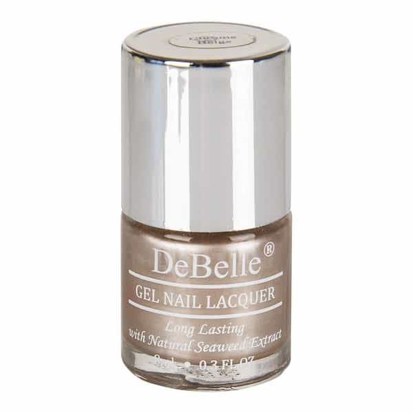 Debelle Gel Nail Polish Gift Set Of 2 Chrome Beige Chrome Glaze - 16Ml ( 8 Ml Each)