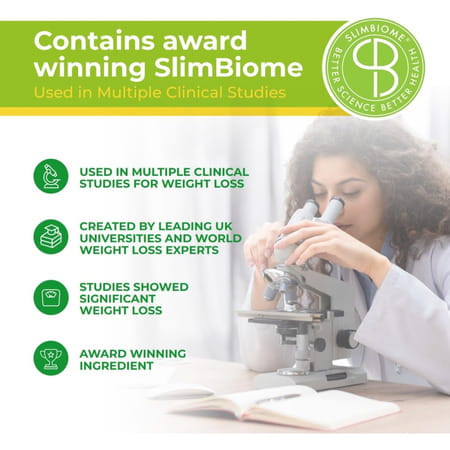 Slimbiome Optibiotix Glp-1 Safe Alternative Prebiotic Nutritional Supplement Vegan Gut Health - 30n
