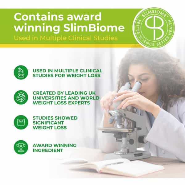 Slimbiome X3 Glp-1 Alternative 30 Sachets | Prebiotic For Appetite & Weight Management