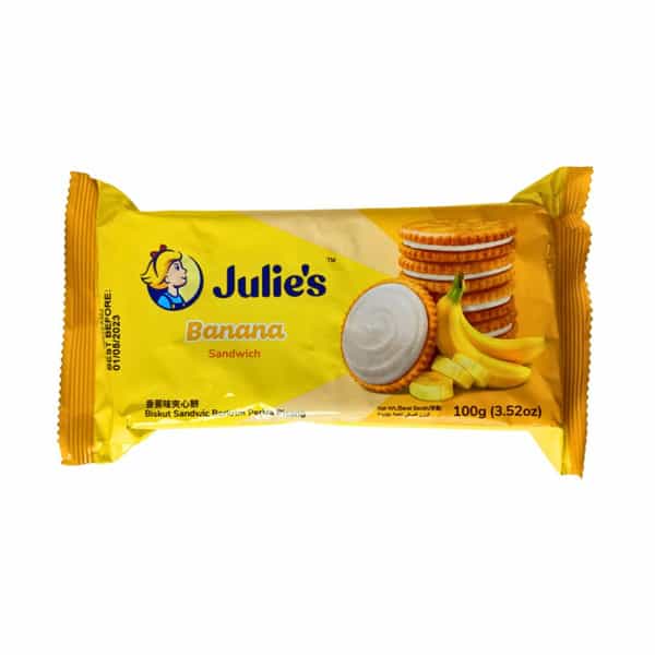 Julie's Banana Flavoured Cream Sandwich - 100 G