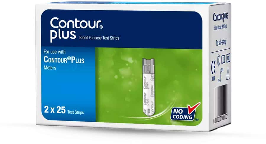 Buy CONTOUR PLUS GLUCOMETER TEST STRIPS BOX OF 50 Online & Get Upto 60% ...