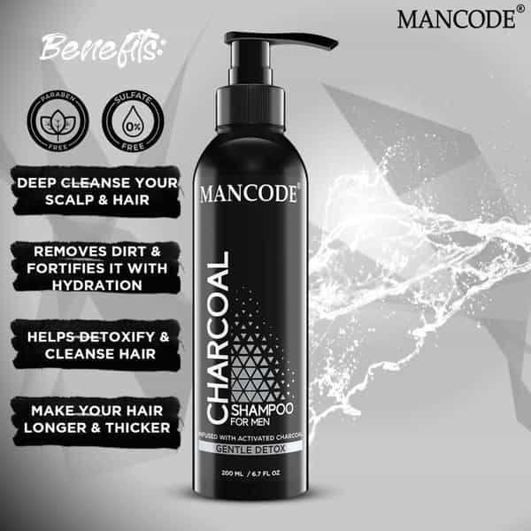 Mancode Charcoal Shampoo 200Ml