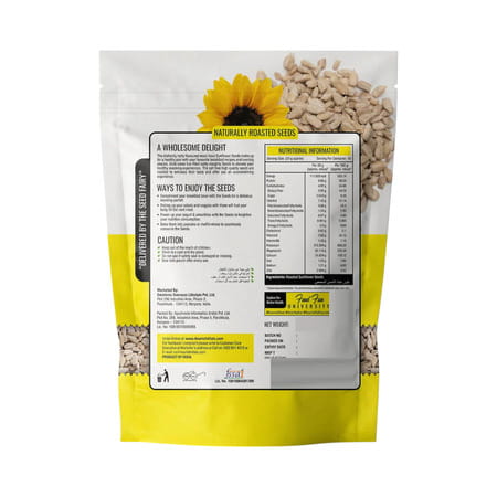 Nourishvitals Healthy Munching Combo | Sunflower Pumpkin And Sunflower Roasted Seeds (200gm Each)