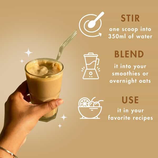 Cosmix No-Nonsense Plant Protein Sachet 38G - Vanilla Latte(Pack Of 6)