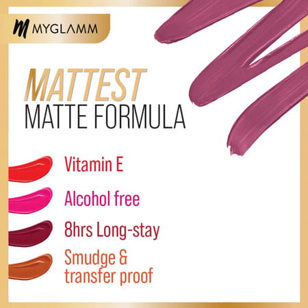 Myglamm Ultimatte Long Stay Matte Liquid Lipstick-Plum Goddess
