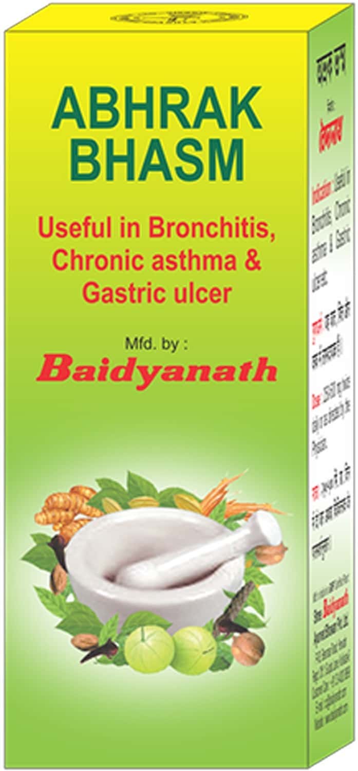 Baidyanath Abhrak Bhasma | Bottle | 10 Gm