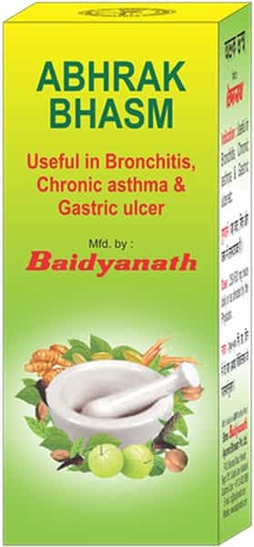 Baidyanath Abhrak Bhasma | Bottle | 10 Gm